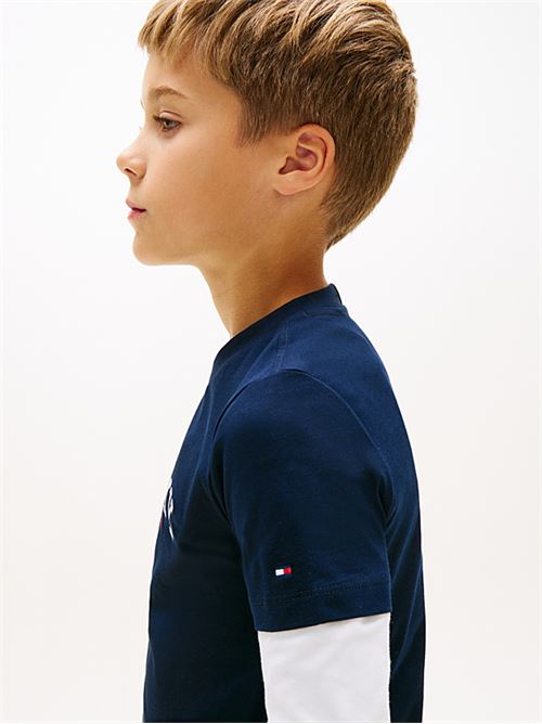 monogram graphic t-shirt TOMMY HILFIGER | KB0KB10263TC1G